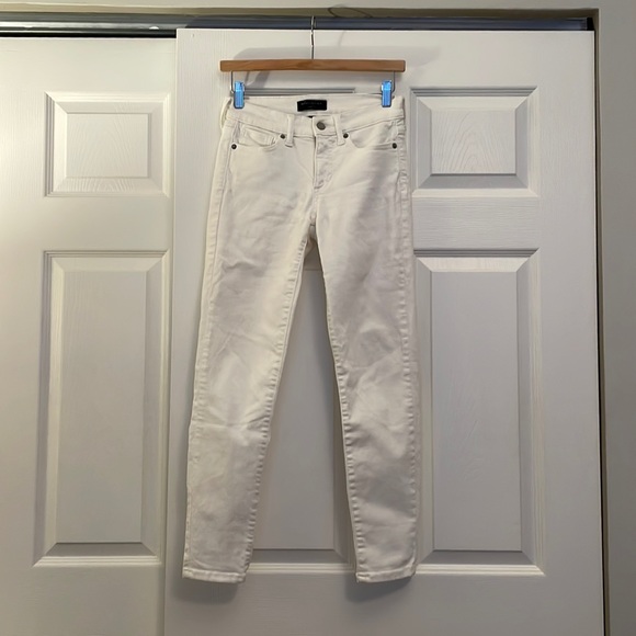 Banana Republic Skinny Fit White Denim White 25/0P - Picture 1 of 6